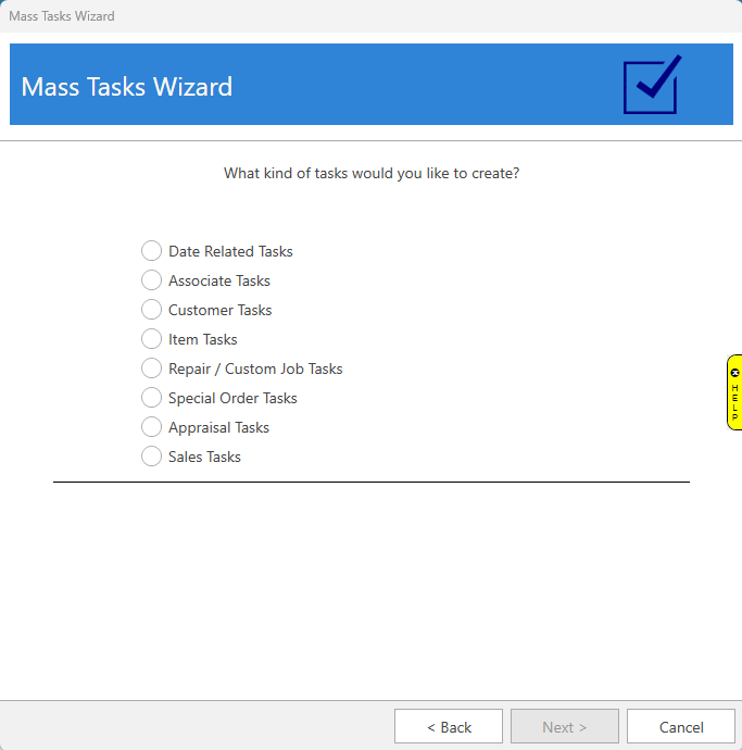 Mass Task Wizard TWO