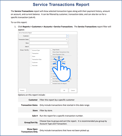 ServiceTransactionsReport